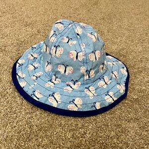 Pottery Barn Kids Baby Girls Sun Hat - Size 12-24 Months